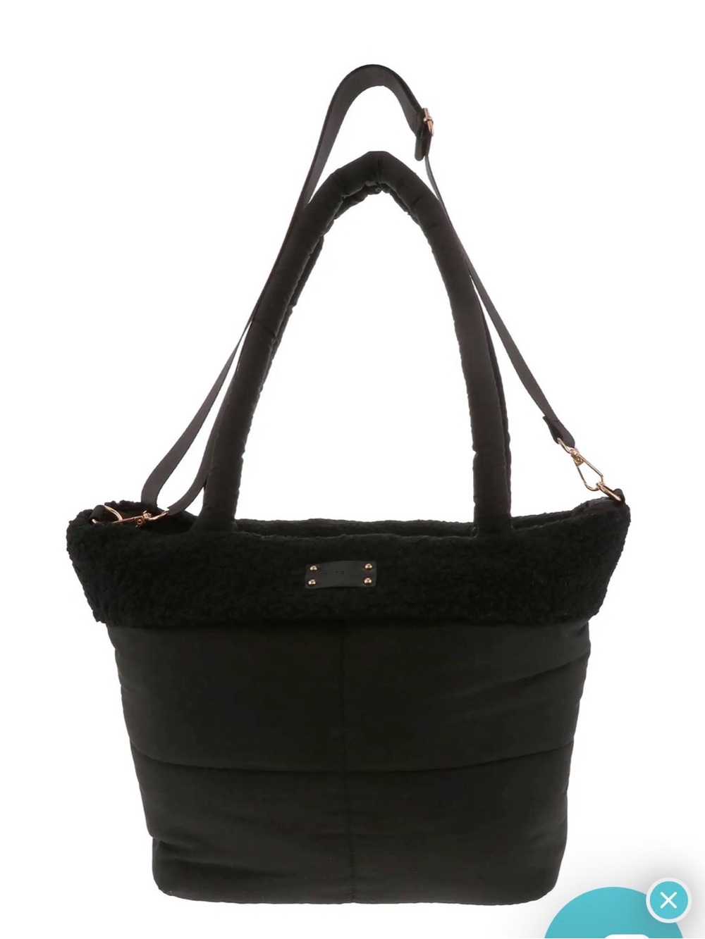 Sold out viral BearPaw Quilted Tote Bag in Olive nwt  $138